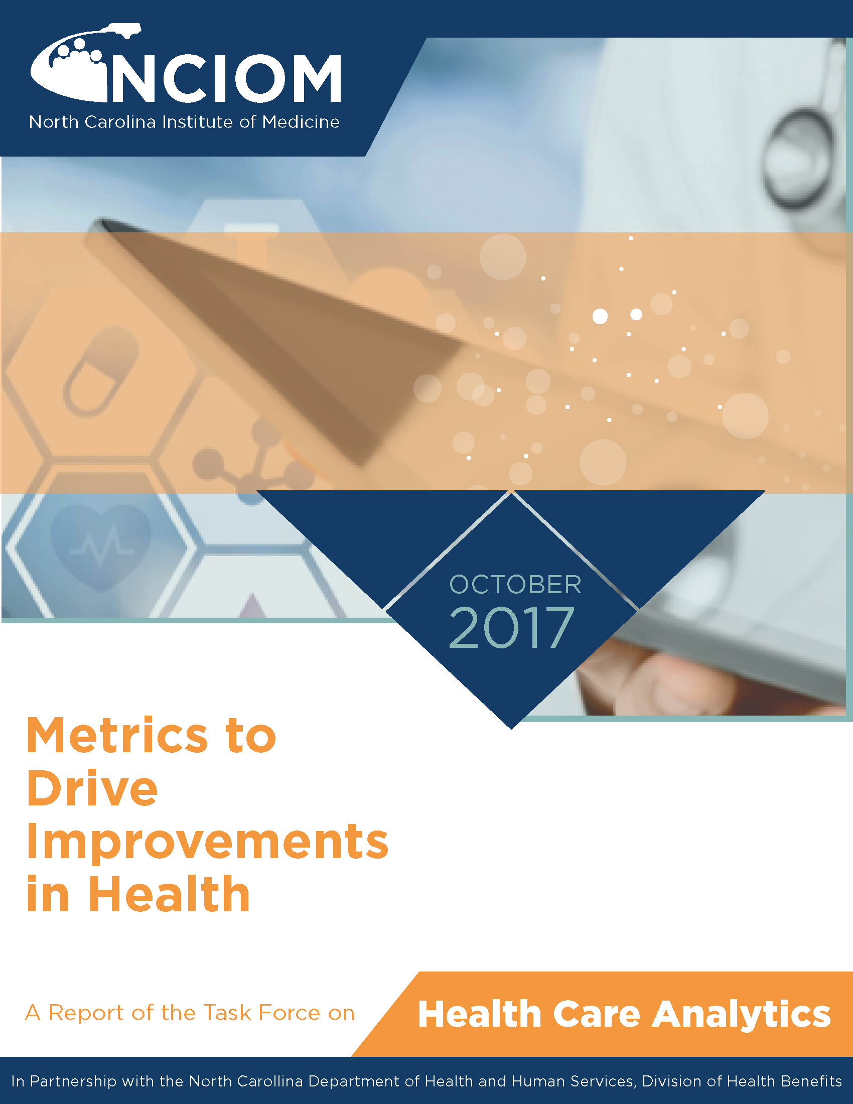 CCNC experts contribute to NCIOM publication on the task force in health care analytics