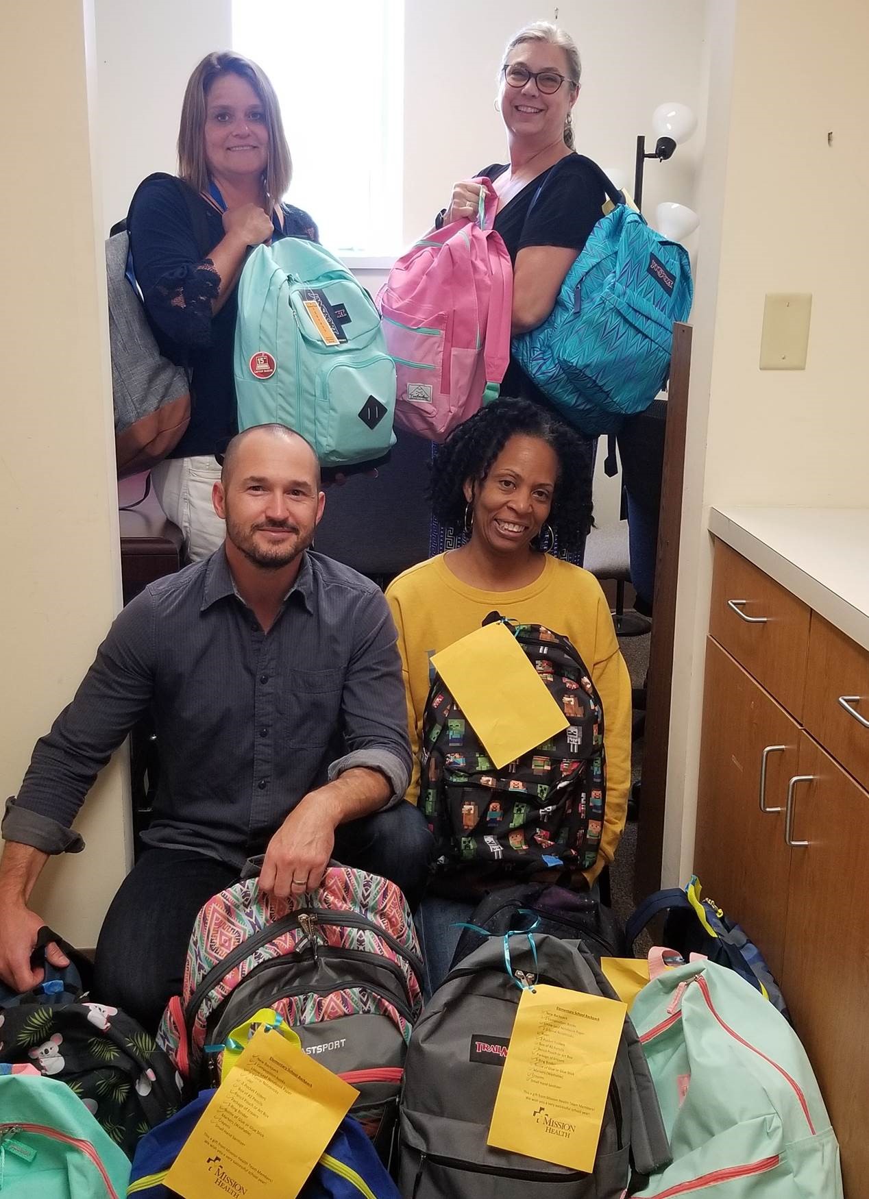 Region 1 Care Managers Give Back(packs)