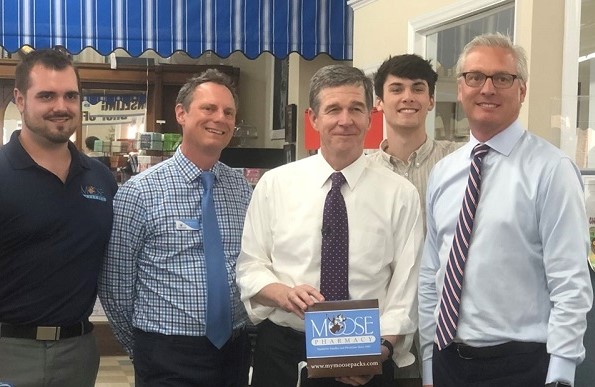 CCNC, CPESN greet Governor Cooper for plaque unveiling in Mount Pleasant, NC 