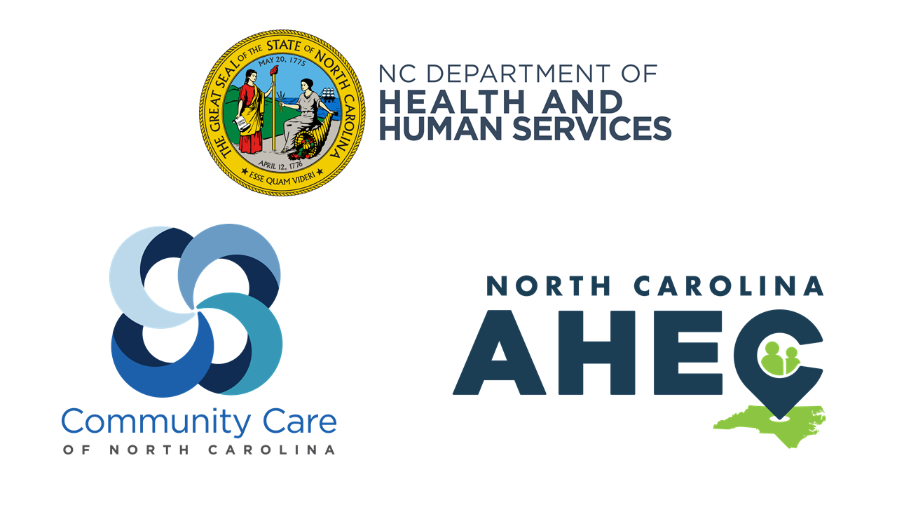 NC DHHS COVID-19 Healthcare Professional Webinar Series, in partnership with CCNC and AHEC