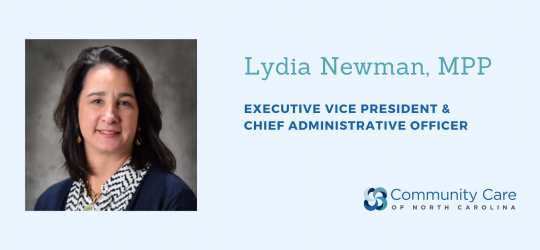 Lydia Newman Appointed Exec VP and Chief Administrative Officer
